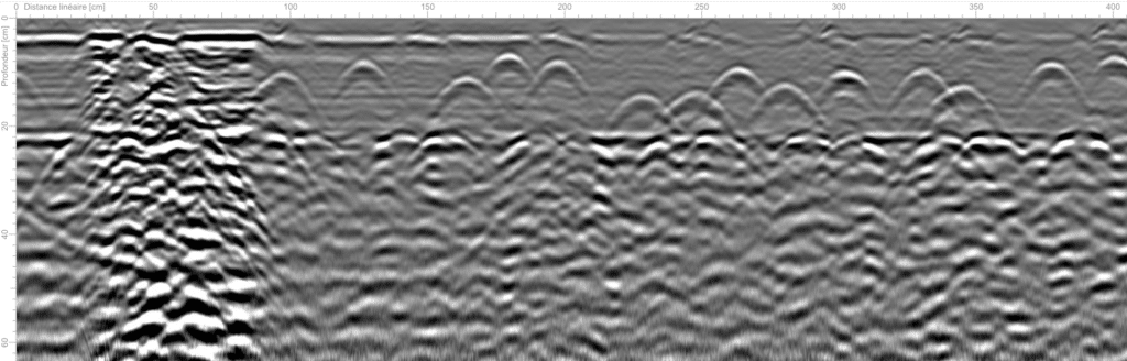 Auscultation d'un radar avec le scanner béton FLEX NX GSSI