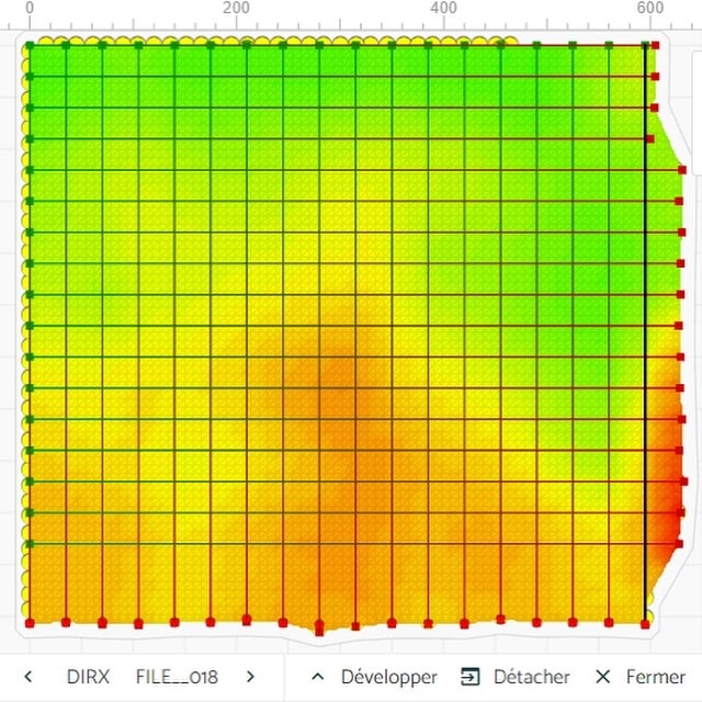 Cartographie des variations d'enrobage sur une dalle en béton armé