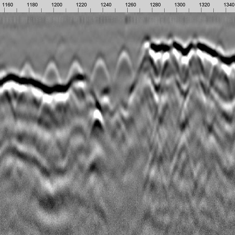 Imagerie radar de structures béton (GPR)