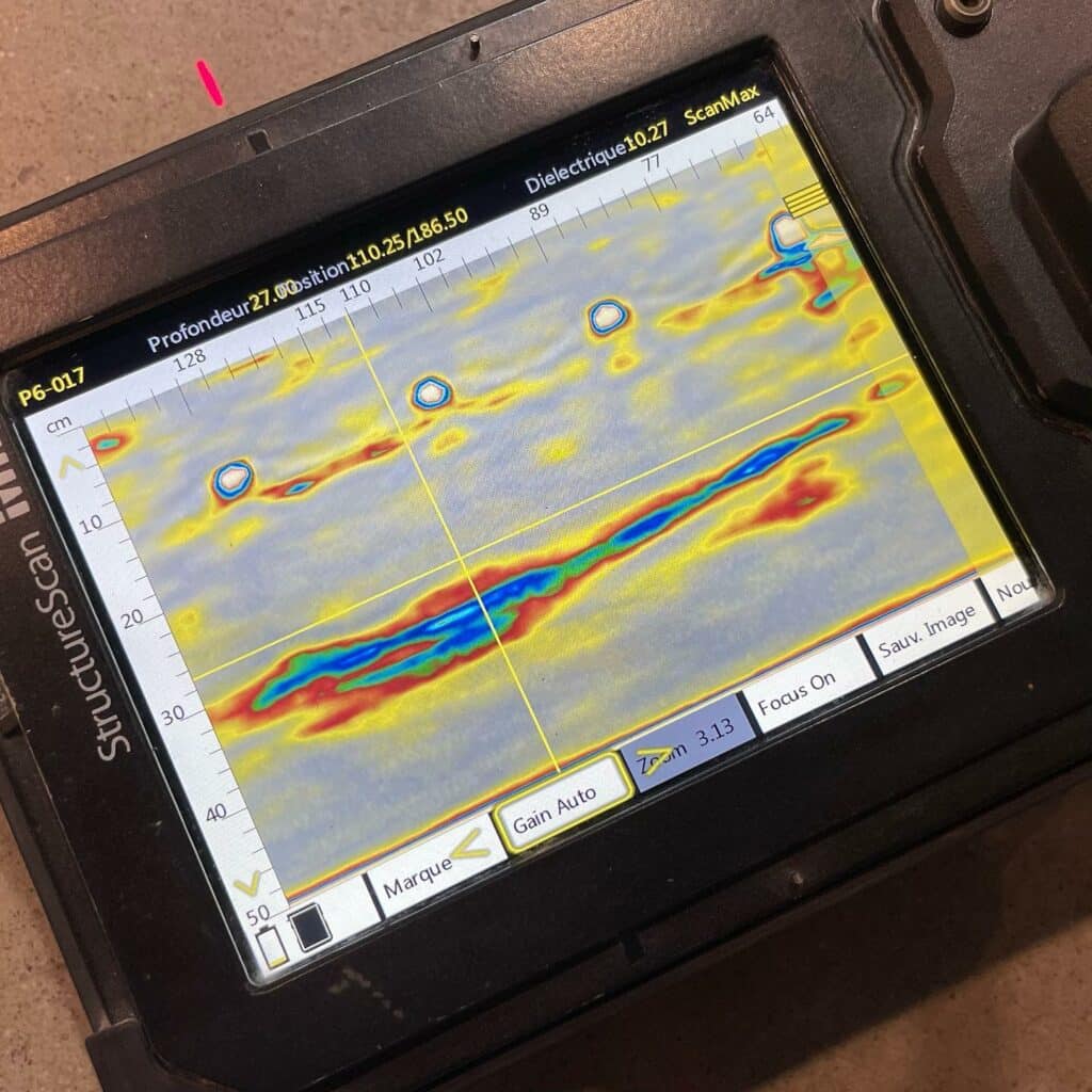 Radar béton : fonctionnalités et filtres avancés