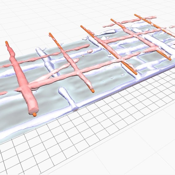 Cartographie 3D du ferraillage d'une dalle béton armé