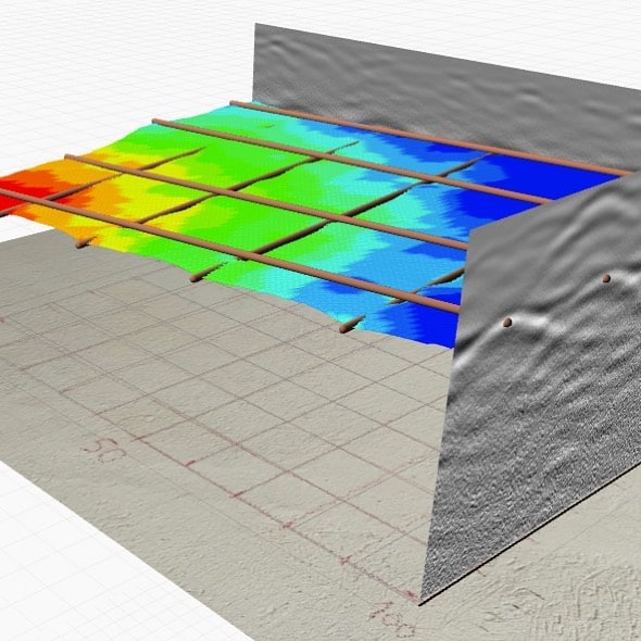 Imagerie 3D de structures béton armé